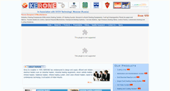 Desktop Screenshot of kerone.in